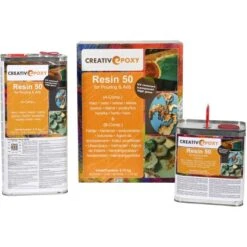 CreativEpoxy Resin 50 A+B 6,75 Kg Transparent 23 CreativEpoxy Resin 50 A+B 6,75 Kg Transparent -Hausfarben Rabatte 0403139615464 2742 VP 02