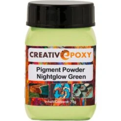 CreativEpoxy Nachtleuchtpigment Pulver 75 G Grün