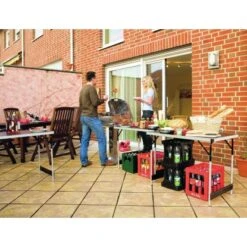 LUX Multifunktionstisch Aluminium 3-teilig -Hausfarben Rabatte 103944 picture 5 1