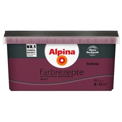 Alpina Farbrezepte Sinfonie Matt 1 Liter 3 Alpina Farbrezepte Sinfonie Matt 1 Liter