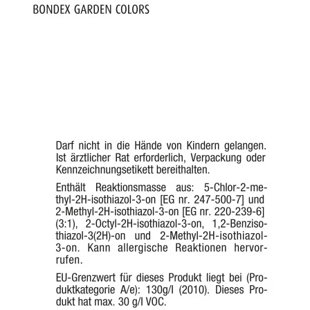 Bondex Garden Colors Kreideweiß 2,5 L 4 Bondex Garden Colors Kreideweiß 2,5 L – Bild 2