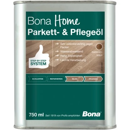 Bona Home Parkett- & Pflegeöl Kastanienbraun 750 Ml 3 Bona Home Parkett- & Pflegeöl Kastanienbraun 750 Ml
