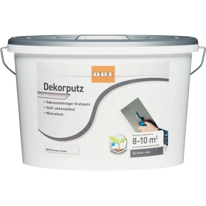 OBI Dekorputz Fein Körnung 1,5 Mm Weiß 20 Kg 3 OBI Dekorputz Fein Körnung 1,5 Mm Weiß 20 Kg