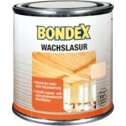 Bondex Wachs-Lasur Weiß 250 Ml