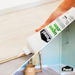 Ponal Holzleim Fugen-Leim Wasserfester Weißleim 1 Kg -Hausfarben Rabatte 272752 2061 4