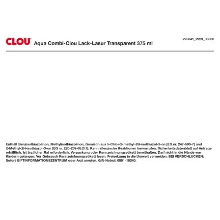 Aqua Combi-Clou Lack-Lasur Transparent 375 Ml 4 Aqua Combi-Clou Lack-Lasur Transparent 375 Ml – Bild 2