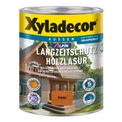 Xyladecor Langzeitschutz Holzlasur Alpin Pinie 1 L