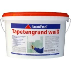 Baufan Tapetengrund Weiß 5 L