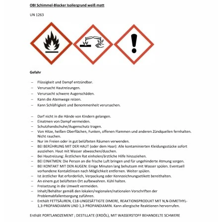 OBI Schimmel-Blocker Isoliergrund Weiß Matt 750 Ml 4 OBI Schimmel-Blocker Isoliergrund Weiß Matt 750 Ml – Bild 2