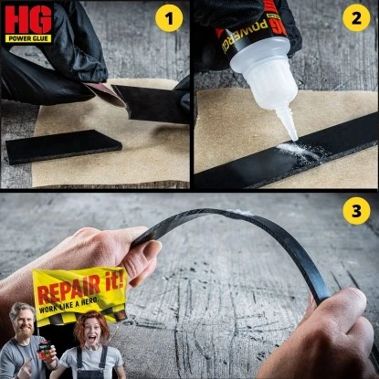 HG Power Glue Klebstoff Schweißnaht Aus Der Flasche Mini 6 HG Power Glue Klebstoff Schweißnaht Aus Der Flasche Mini – Bild 4