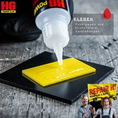HG Power Glue Klebstoff Schweißnaht Aus Der Flasche Mini 7 HG Power Glue Klebstoff Schweißnaht Aus Der Flasche Mini – Bild 5