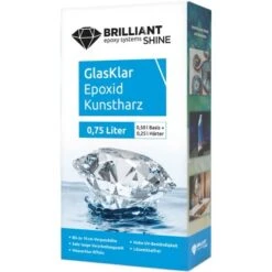 Brilliant Shine Kunstharz A+B 0,75 L Transparent -Hausfarben Rabatte 4031396140922 2742 VP 01