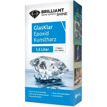 Brilliant Shine Kunstharz A+B 1,5 L Transparent 6 Brilliant Shine Kunstharz A+B 1,5 L Transparent – Bild 4