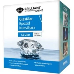 Brilliant Shine Kunstharz A+B 7,5 L Transparent 21 Brilliant Shine Kunstharz A+B 7,5 L Transparent -Hausfarben Rabatte 4031396140946 2742 VP 01