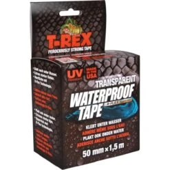 T-Rex Waterproof Tape Transparent 50 Mm X 1,5 M