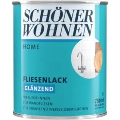 Schöner Wohnen Home Fliesenlack Weiß Glänzend 750 Ml