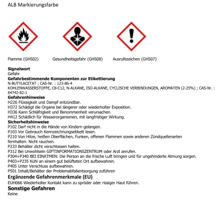 Albrecht Markierungsfarbe Weiß 2,5 L 4 Albrecht Markierungsfarbe Weiß 2,5 L – Bild 2