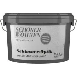 Schöner Wohnen Trendstruktur Schimmer-Optik Silver Lining 2,5 L