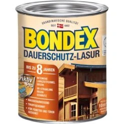 Bondex Dauerschutz-Lasur Eiche Hell 750 Ml