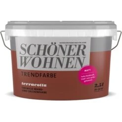Schöner Wohnen Trendfarbe Terracotta Matt 2,5 L