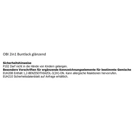 OBI 2in1 Buntlack Safrangelb Glänzend 750 Ml 4 OBI 2in1 Buntlack Safrangelb Glänzend 750 Ml – Bild 2