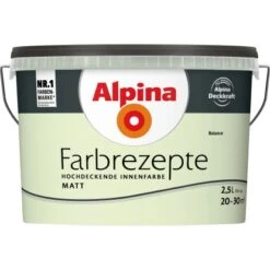 Hausfarben Rabatte 13 Alpina Farbrezepte Balance Matt 2,5 Liter