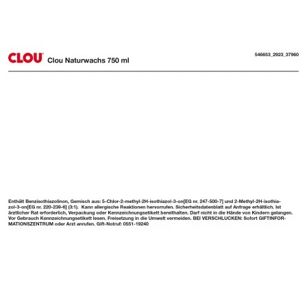 Clou Naturwachs 750 Ml 3 Clou Naturwachs 750 Ml – Bild 2