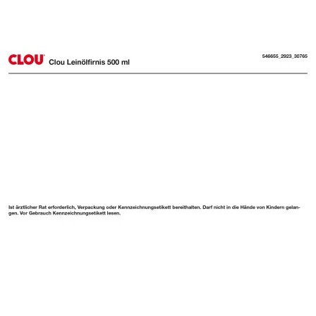 Clou Leinölfirnis 500 Ml 4 Clou Leinölfirnis 500 Ml – Bild 2