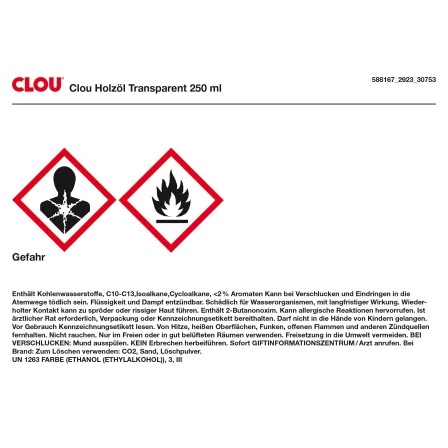 Clou Holzöl Transparent 250 Ml 4 Clou Holzöl Transparent 250 Ml – Bild 2
