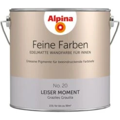 Hausfarben Rabatte 7 Alpina Feine Farben No. 20 Leiser Moment Edelmatt 2,5 Liter