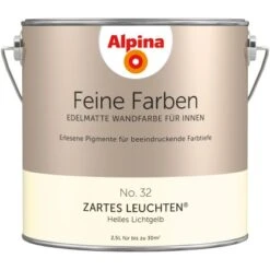 Alpina Feine Farben No. 32 Zartes Leuchten® Edelmatt 2,5 Liter