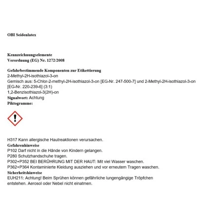 OBI Seidenlatex Weiß Seidenglänzend 10 L 4 OBI Seidenlatex Weiß Seidenglänzend 10 L – Bild 2