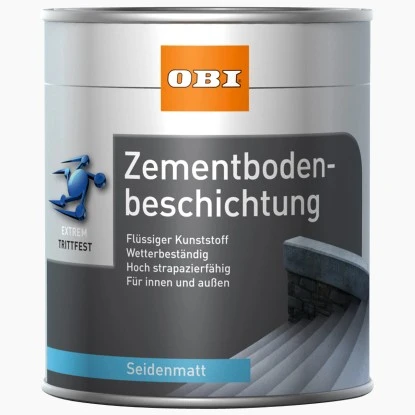 OBI Zementbodenbeschichtung RAL 9005 Tiefschwarz Seidenmatt 750 Ml 5 OBI Zementbodenbeschichtung RAL 9005 Tiefschwarz Seidenmatt 750 Ml – Bild 3