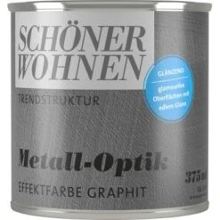 Schöner Wohnen Metall-Optik Glänzend Graphit 375 Ml
