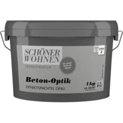 Schöner Wohnen Beton-Optik Effektspachtel Beton 1 L