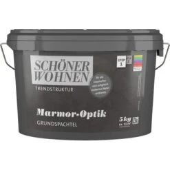 Schöner Wohnen Marmor-Optik Grundspachtel Abtönbar 5 Kg