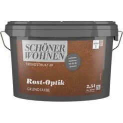 Schöner Wohnen Rost-Optik Grundfarbe Rost 2,5 L