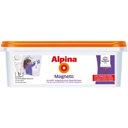Alpina Magneto Magnetische Grundfarbe 1 Liter 3 Alpina Magneto Magnetische Grundfarbe 1 Liter