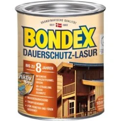 Bondex Dauerschutz-Lasur Grau 750 Ml