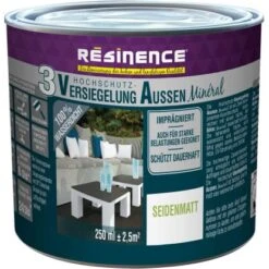 Resinence Versiegelung Mineral 2K Außen Seidenmatt 250 Ml