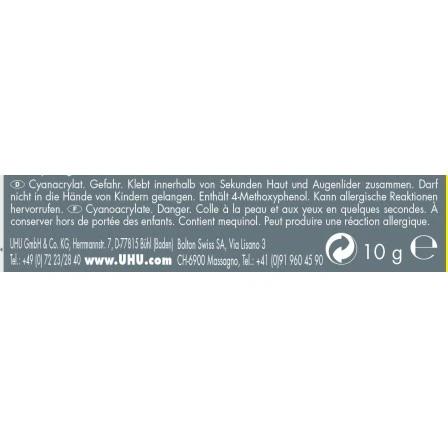 UHU® Uhu Spezialkleber Turbo FiX² Flex Flüssig Transparent 10 G 4 UHU® Uhu Spezialkleber Turbo FiX² Flex Flüssig Transparent 10 G – Bild 2