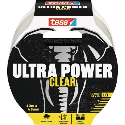 Tesa Reparaturband Ultra Power Clear 10 M : 48 Mm Transparent 4 Tesa Reparaturband Ultra Power Clear 10 M : 48 Mm Transparent – Bild 2