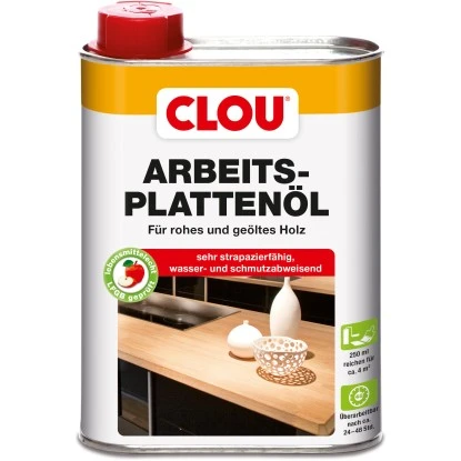 Clou Arbeitsplatten-Öl Transparent 250 Ml 3 Clou Arbeitsplatten-Öl Transparent 250 Ml
