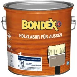 Bondex Holzlasur Für Außen Treibholz 2,5 L