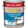Bondex Wetterschutz-Farbe Weiß - 3 L Ausreichend Für Ca. 27 M² -Hausfarben Rabatte 8712699593375 4429 01