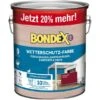 Bondex Wetterschutz-Farbe RAL 3004 Purpurrot - 3 L Ausreichend Für Ca. 27 M² -Hausfarben Rabatte 8712699593382 4429 01