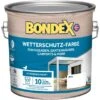 Bondex Wetterschutz-Farbe Weiß 2,5 L -Hausfarben Rabatte 8716242036234 4429 VP 01