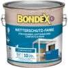 Bondex Wetterschutz-Farbe RAL 5009 Azurblau 2,5 L -Hausfarben Rabatte 8716242036272 4429 VP 01