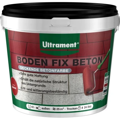 Ultrament Boden Fix Beton 4 L Oxidrot 3 Ultrament Boden Fix Beton 4 L Oxidrot