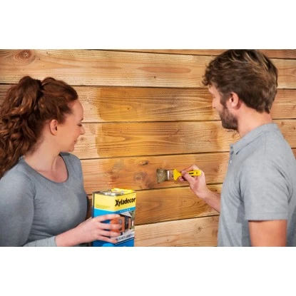 Xyladecor Holzschutz-lasur Plus Eiche-Hell 4 L 6 Xyladecor Holzschutz-lasur Plus Eiche-Hell 4 L – Bild 4